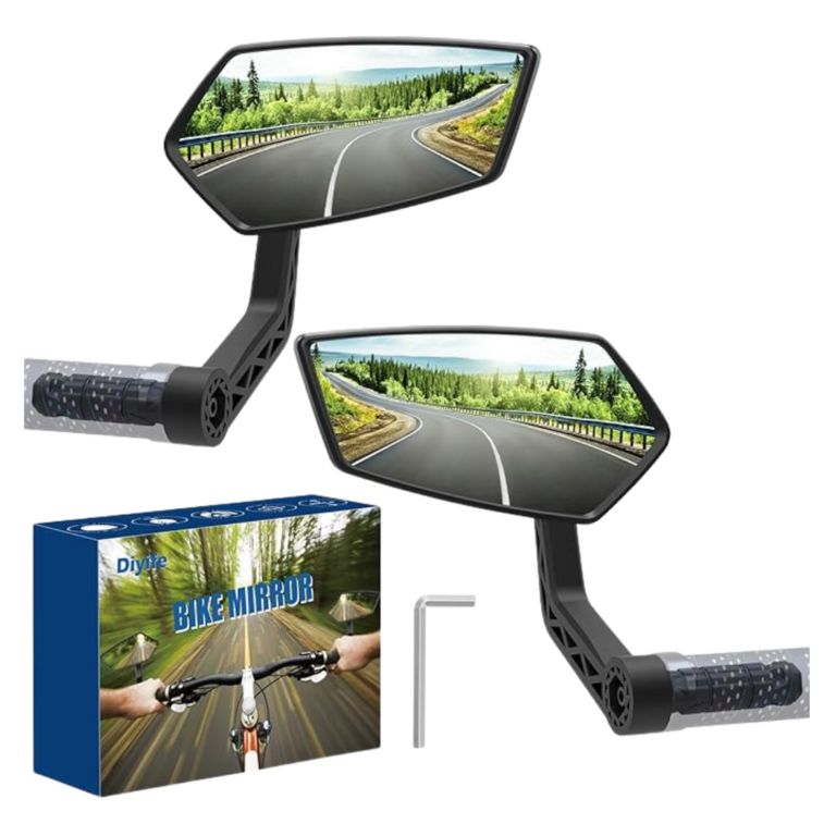 360 degree adjustable e-trike mirrors